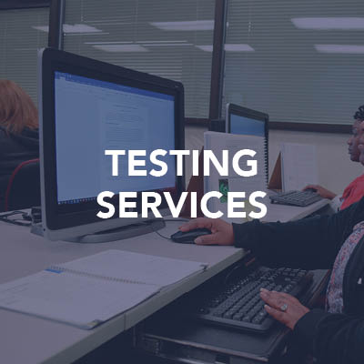 Testing Services menu image