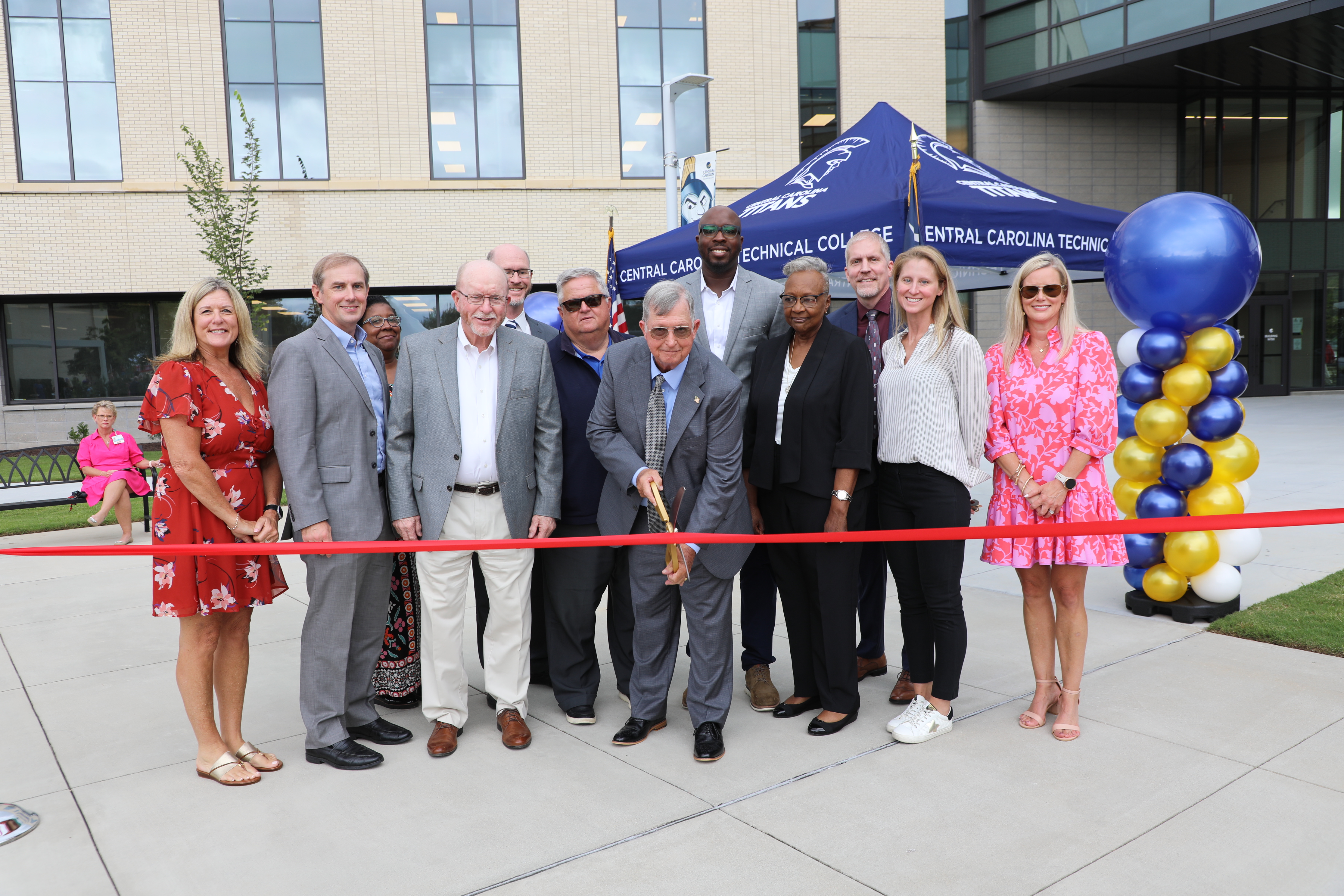 CCTC ribbon cutting for the new Academic Student Services Building.