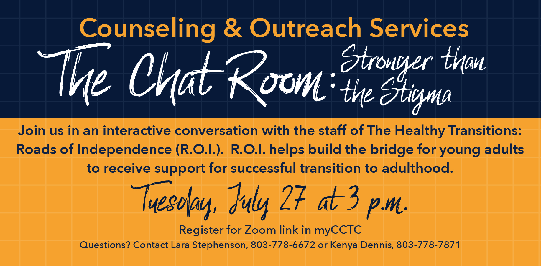 The Chat Room: Stronger than the Stigma