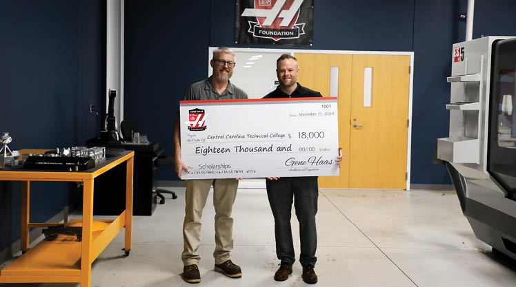 Gene Haas grant for News Item