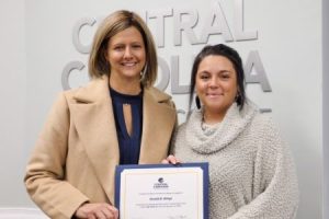 President Dr. Wilbanks and Top Titan Kendal Winge